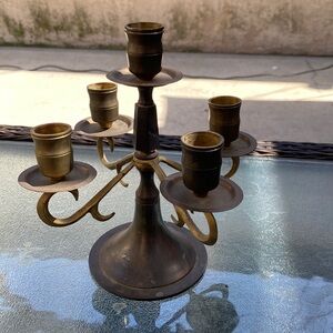 Ornate Brass Candelabra